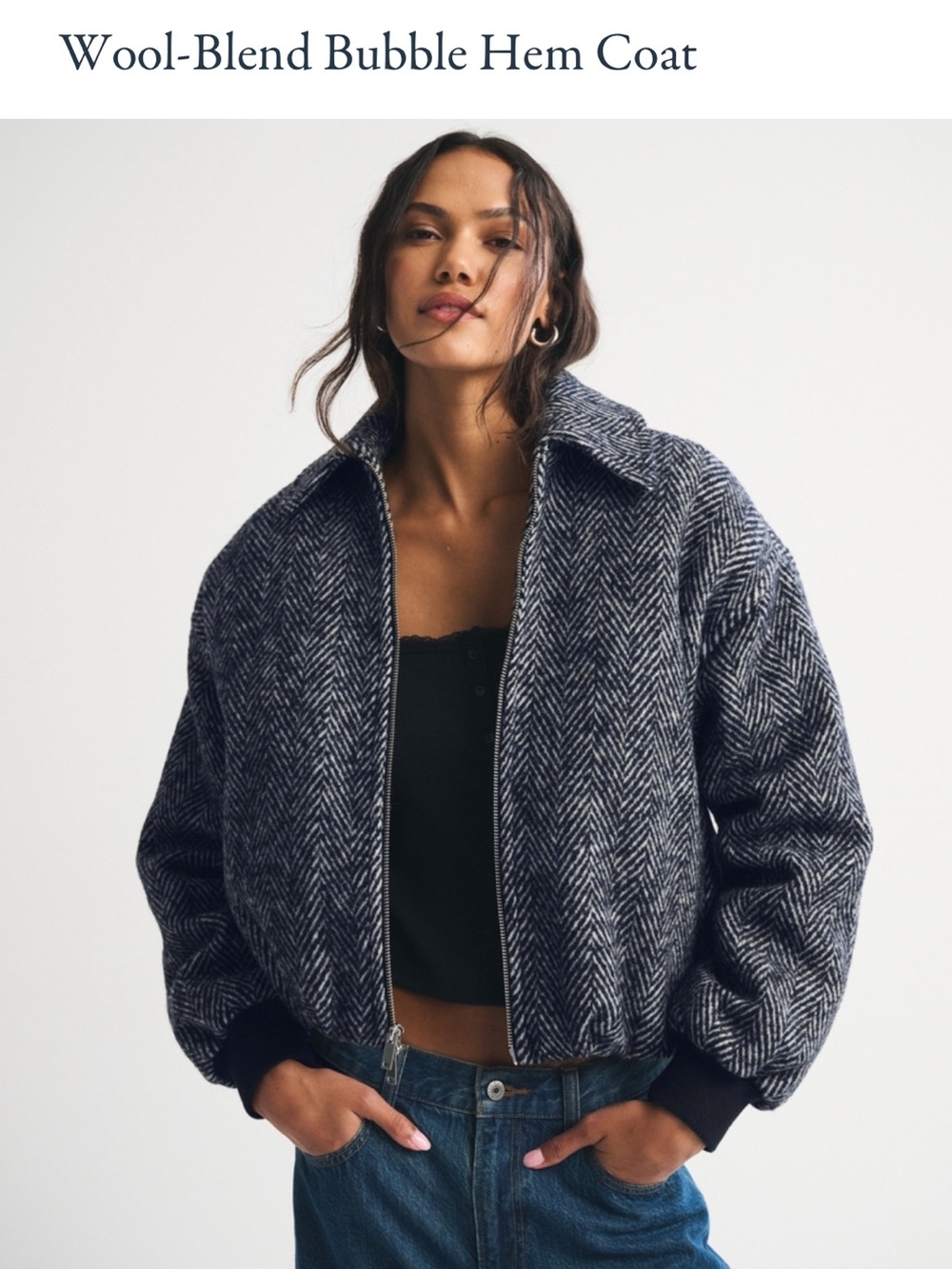 NWT Abercrombie Wool Jacket
